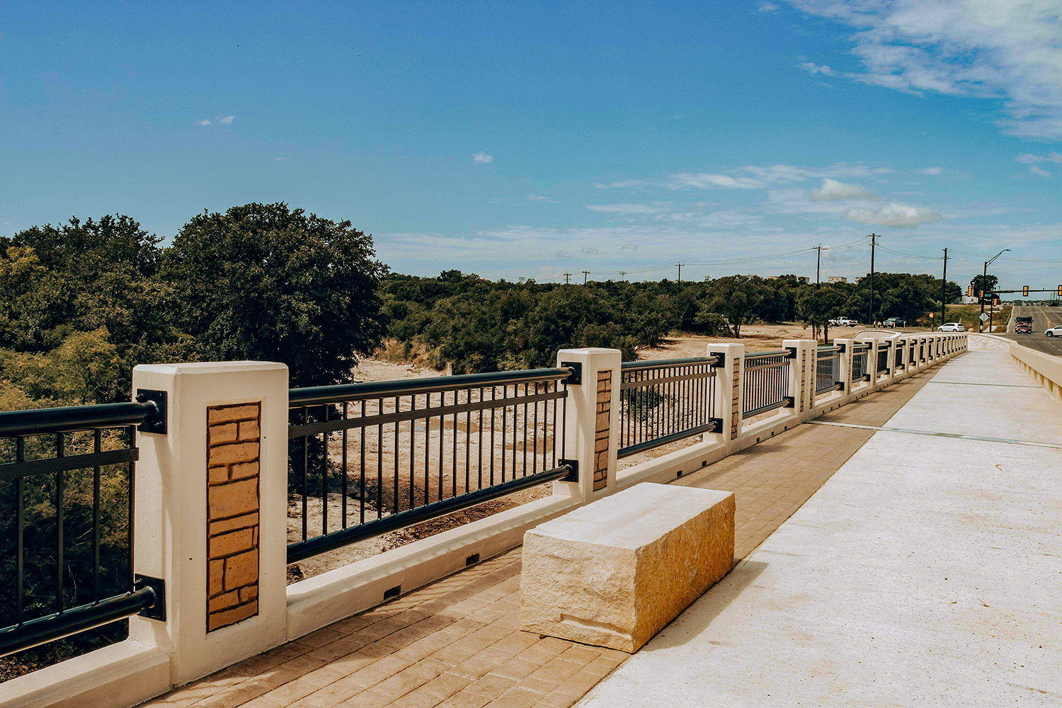Sidewalk at Lookout Road Bridge