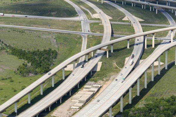 Aerial view of Texas HWY 130