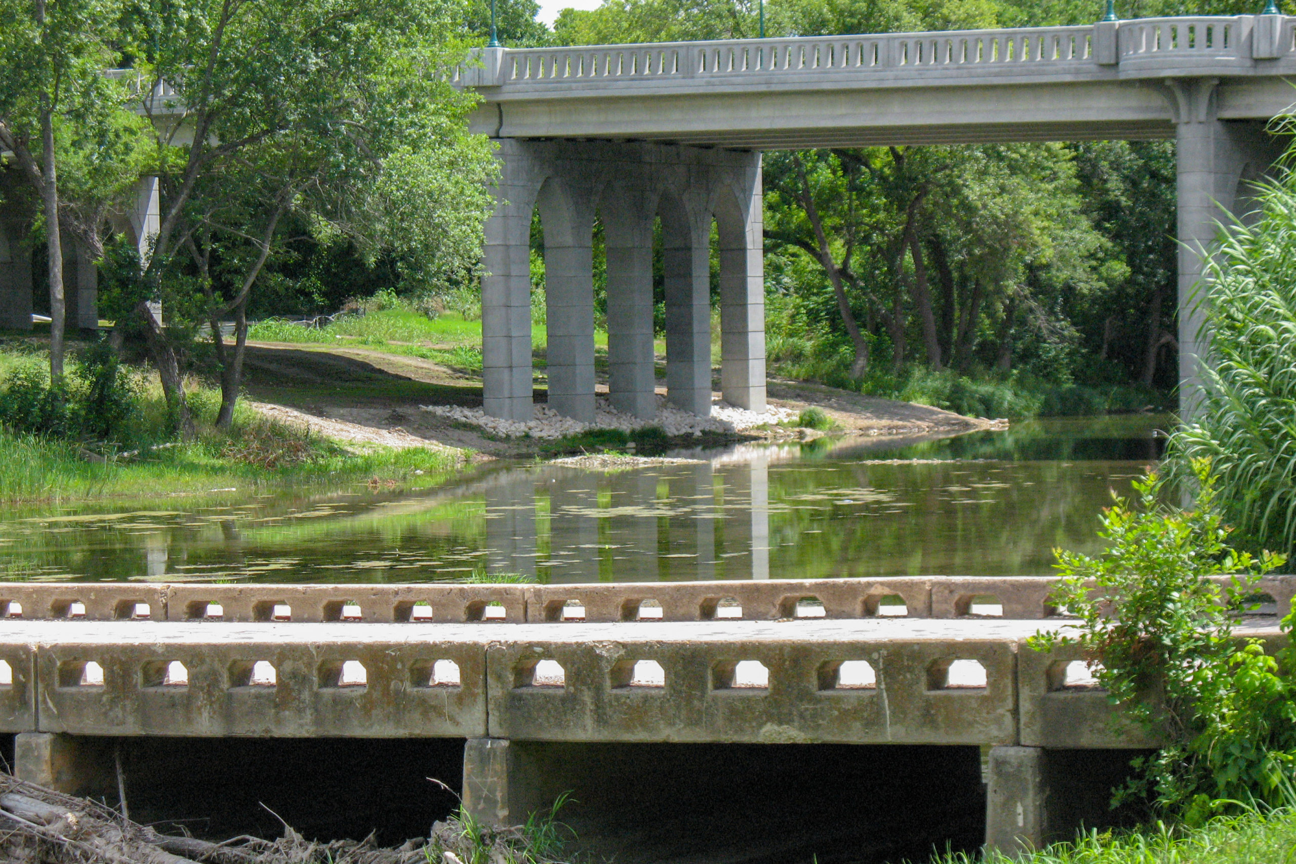 College Street Bridge at the San Gabriel River