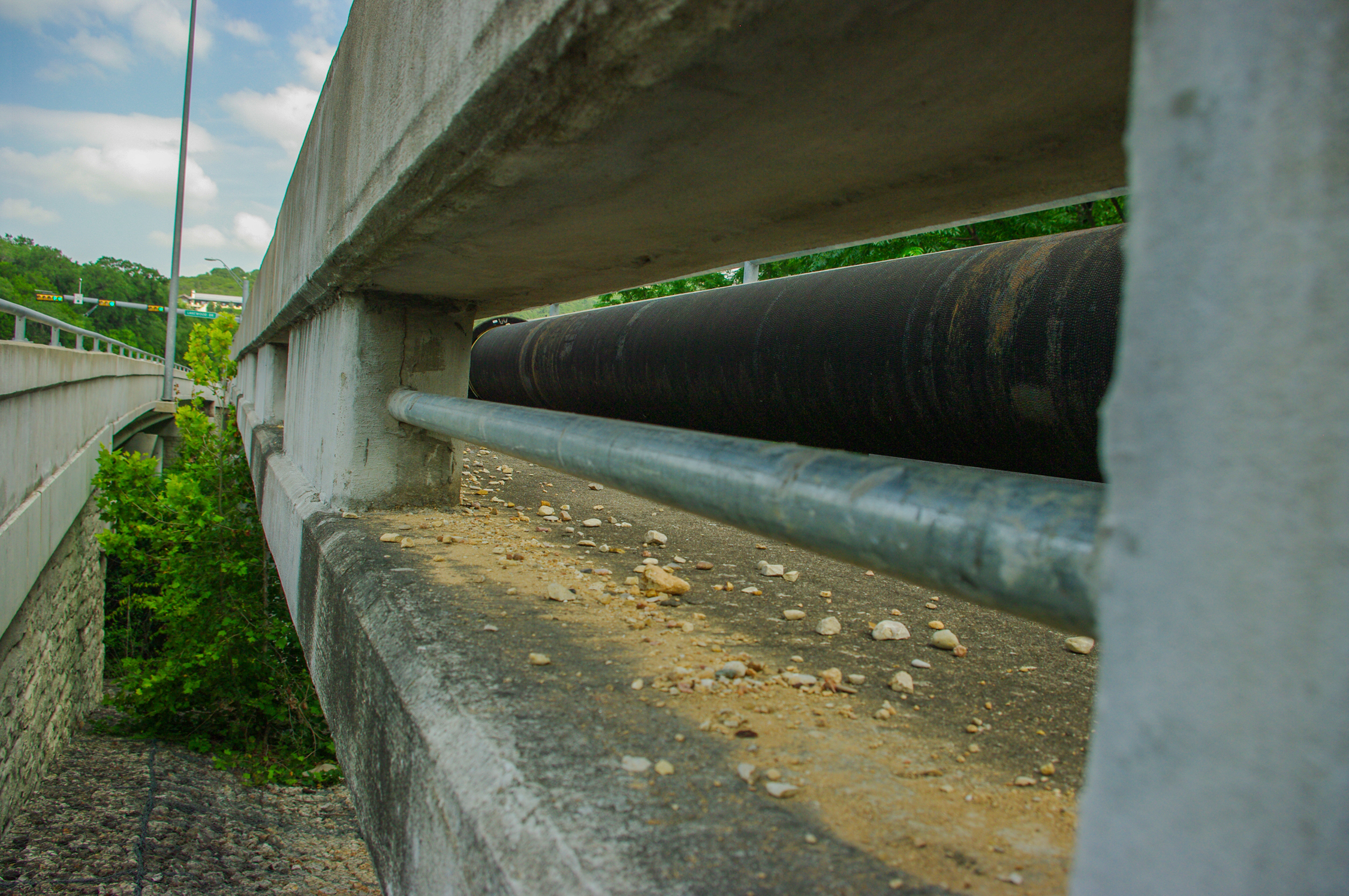 Utility Bridge Over Bull Creek