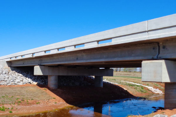 SH 152 over Trail Creek Bridge view