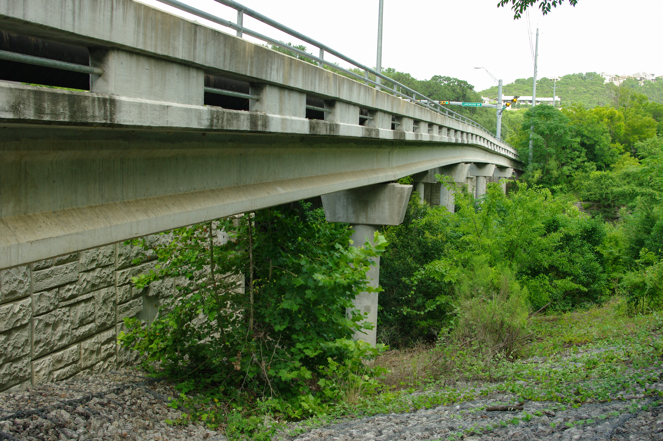 Utility Bridge Over Bull Creek