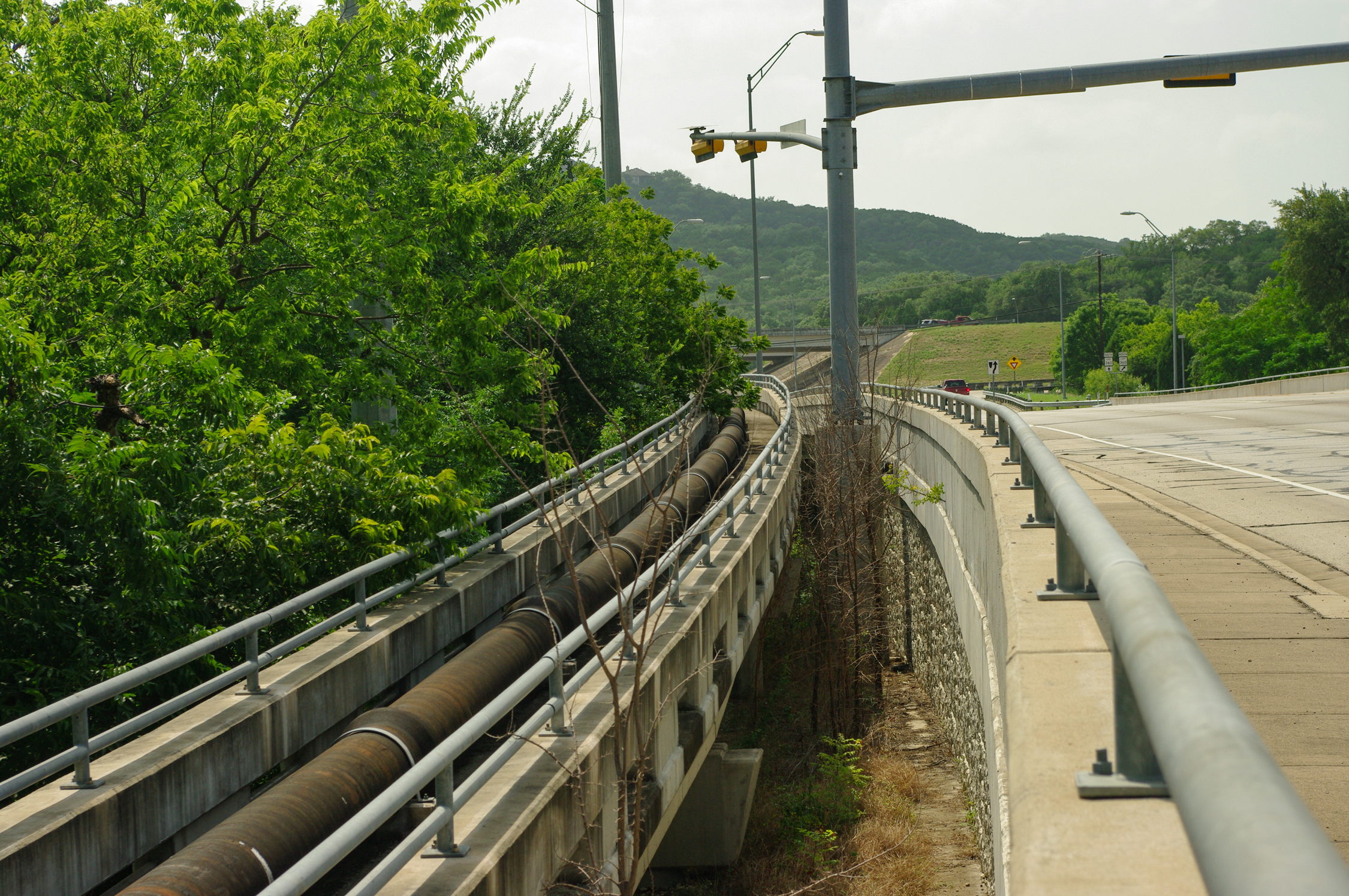 Utility Bridge Over Bull Creek