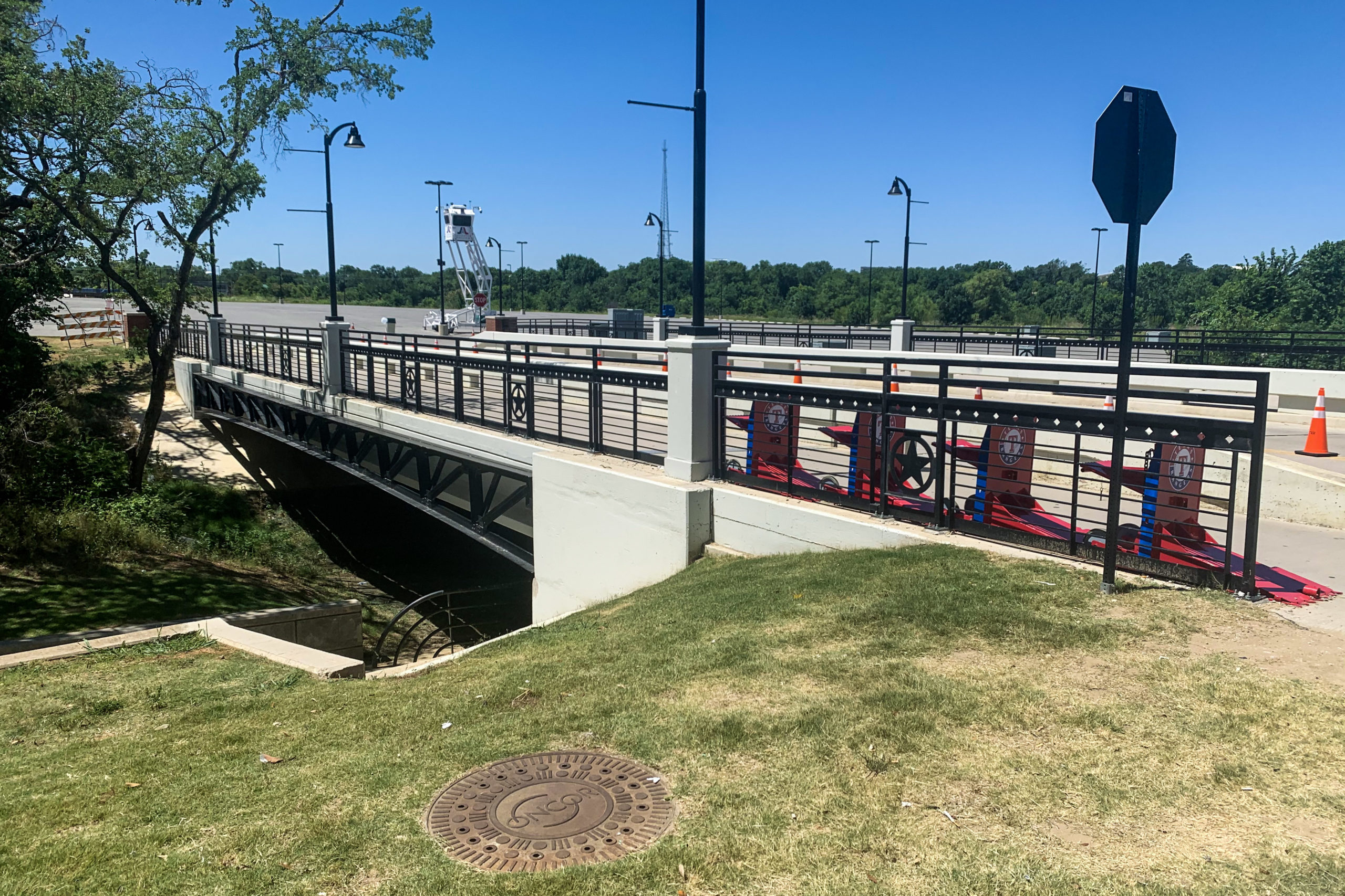 Walkway at Arlington Bridge at Rangers Lot R