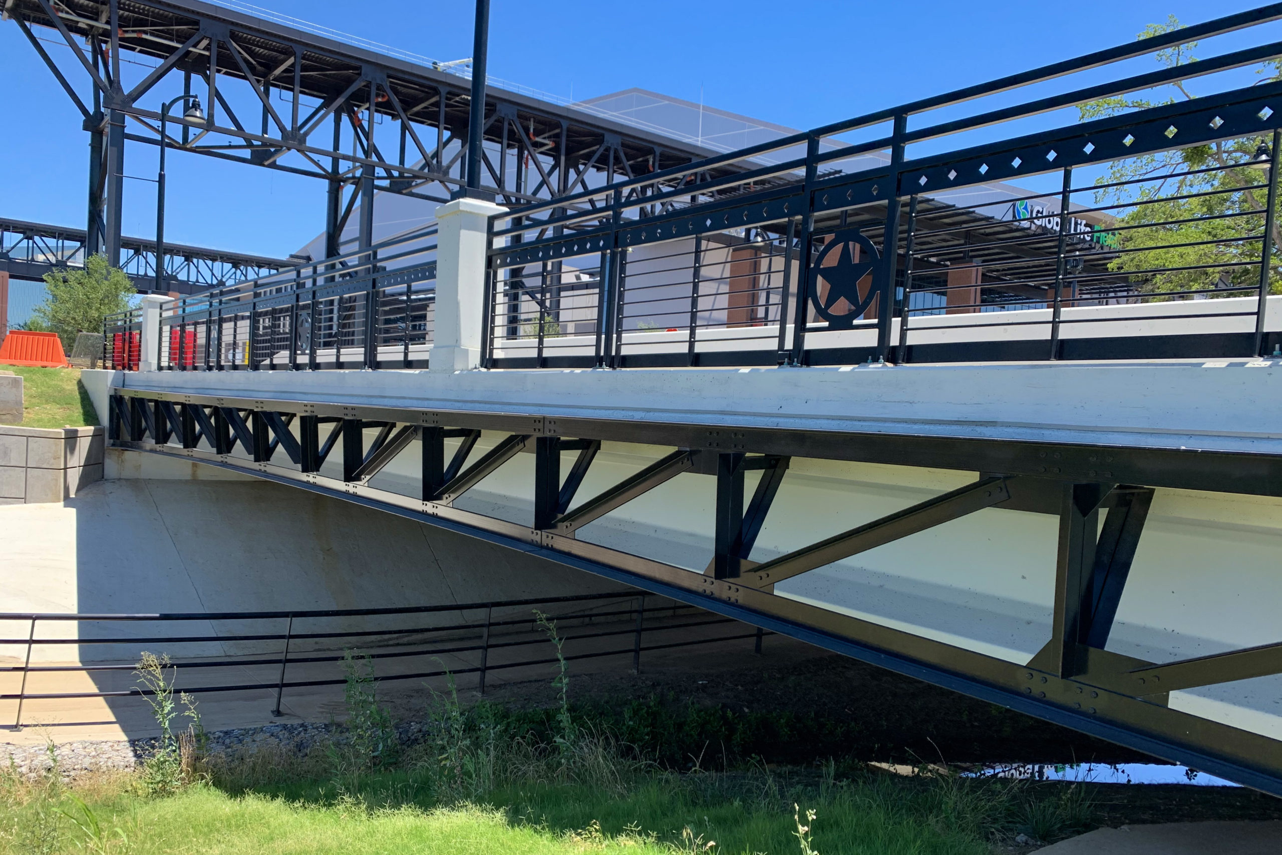 Walkway at Arlington Bridge at Rangers Lot R