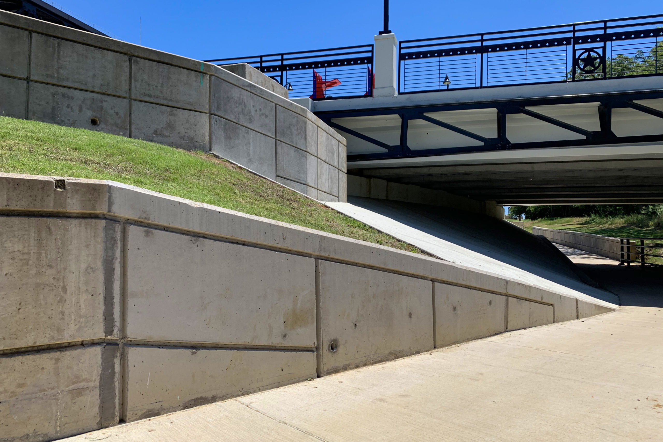 Walkway at Arlington Bridge at Rangers Lot R