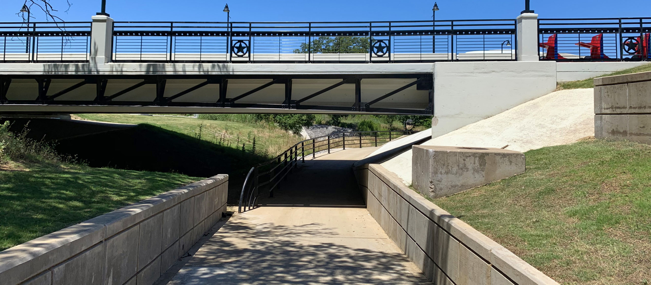 Walkway at Arlington Bridge at Rangers Lot R