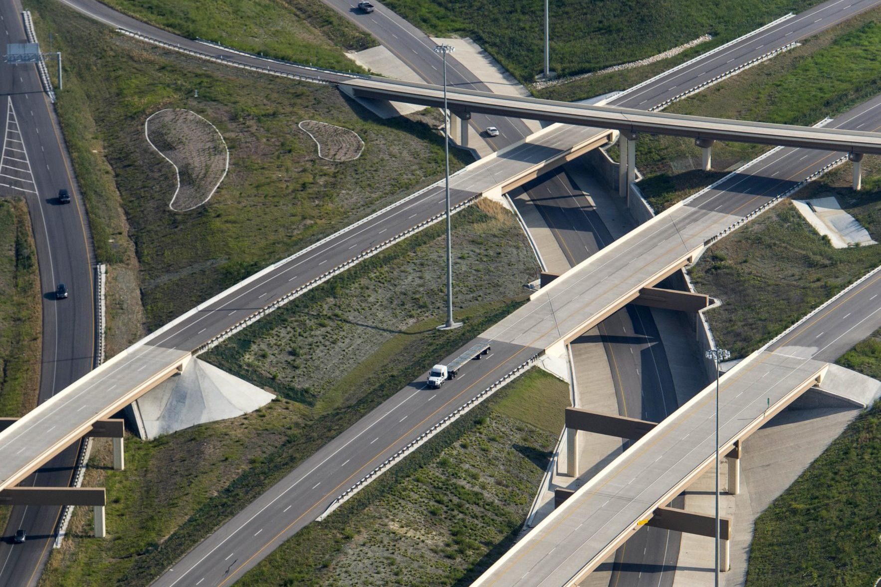 Interchange Aerial 6 - SH130 & US183 Interchange (Looking Southwest)