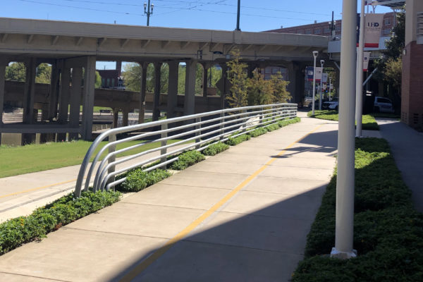 Sidewalk at Little Vince Bayou Pedestrian Bridge