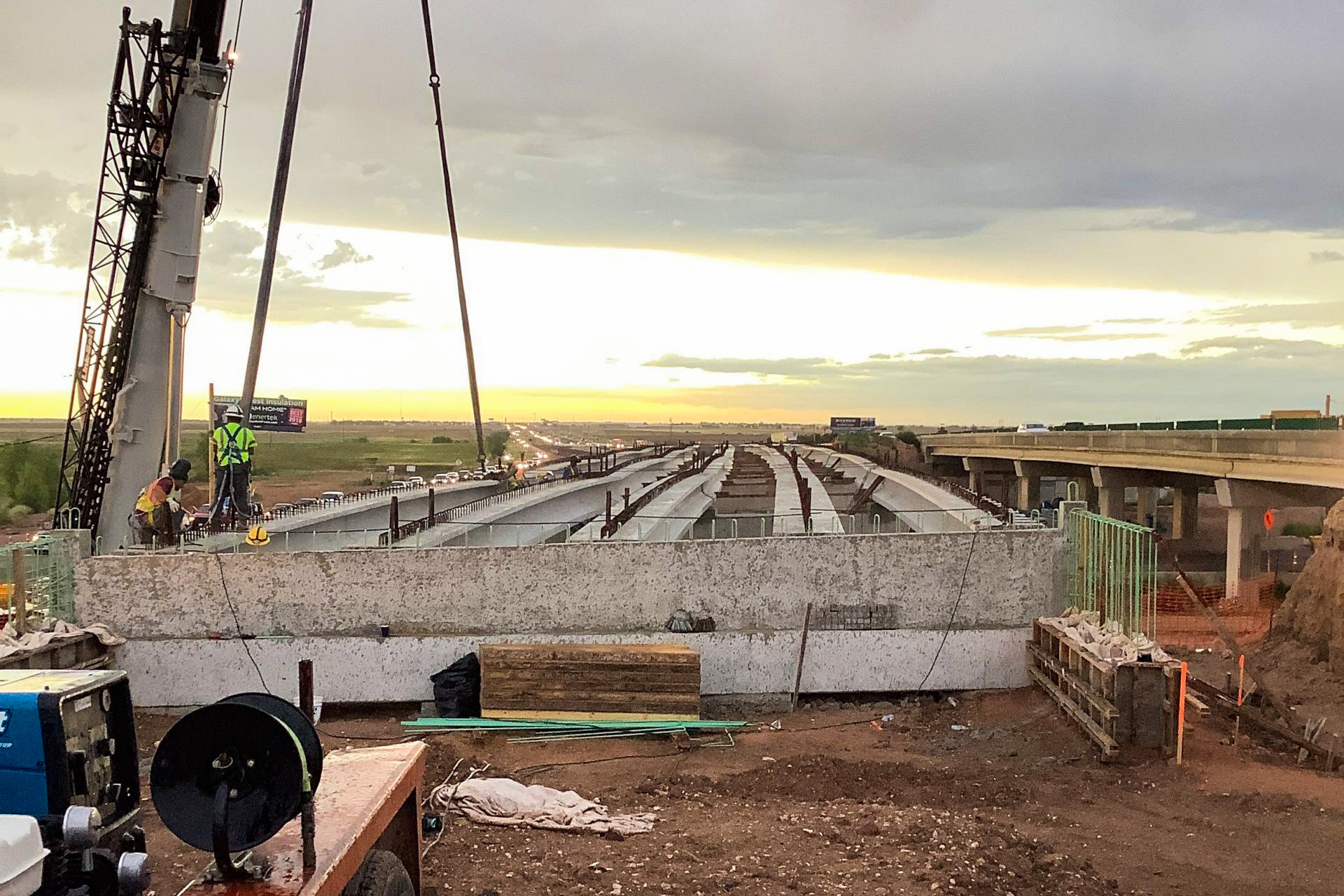 Bridge construction at SL 335