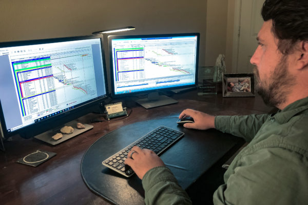Employee reviewing Project