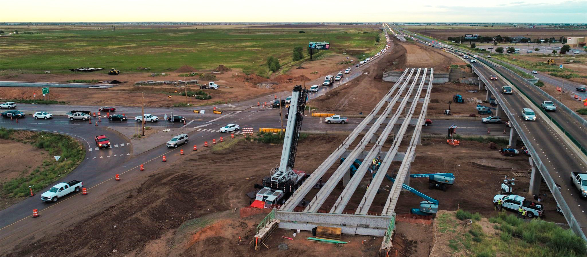 Aerial view of Ardmore Street Bridge Replacement